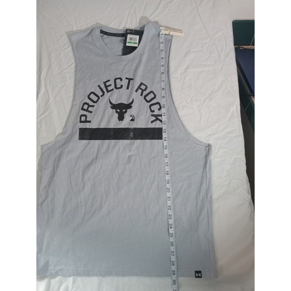 Under Armour Men's‎ Project Rock Show Your Work Sleeveless Sz Large Tank top NWT - Picture 11 of 13